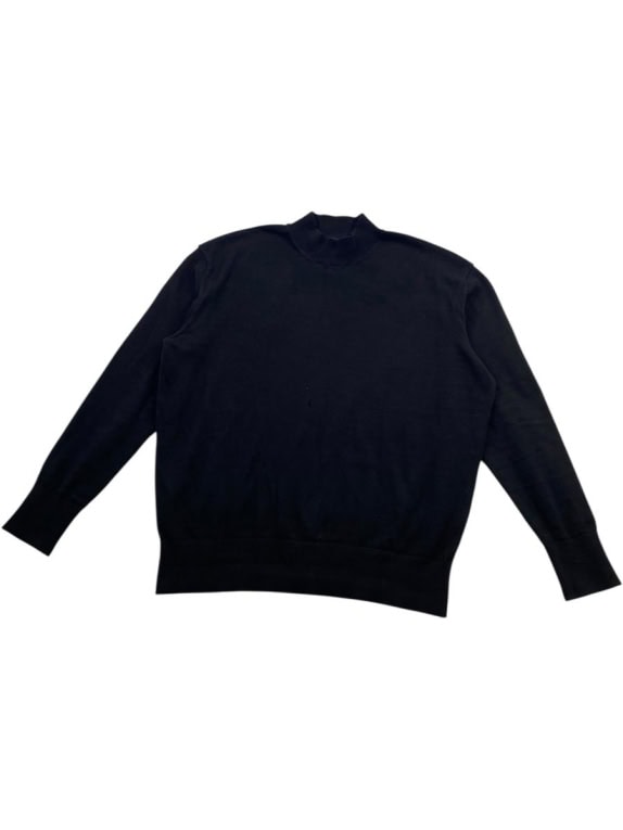 G-STAR RAW ΠΛΕΚΤΗ ΜΠΛΟΥΖΑ MOCK NECK ΜΑΥΡΗ ΑΝΔΡΙΚΗ XL