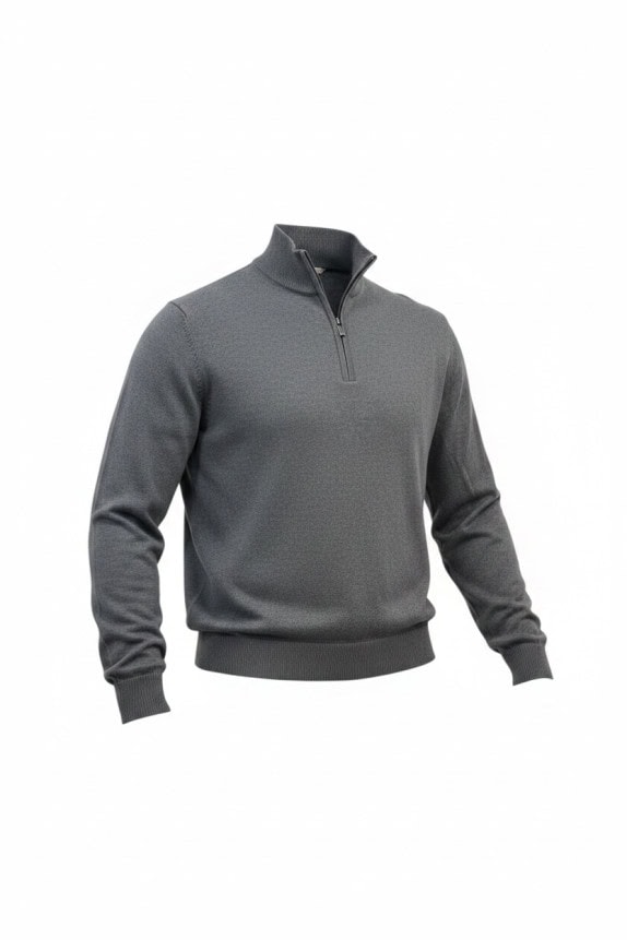 G STAR RAW MAGLIONE MEZZA ZIP MINIMAL CHARCOAL UOMO PRE OWNED L