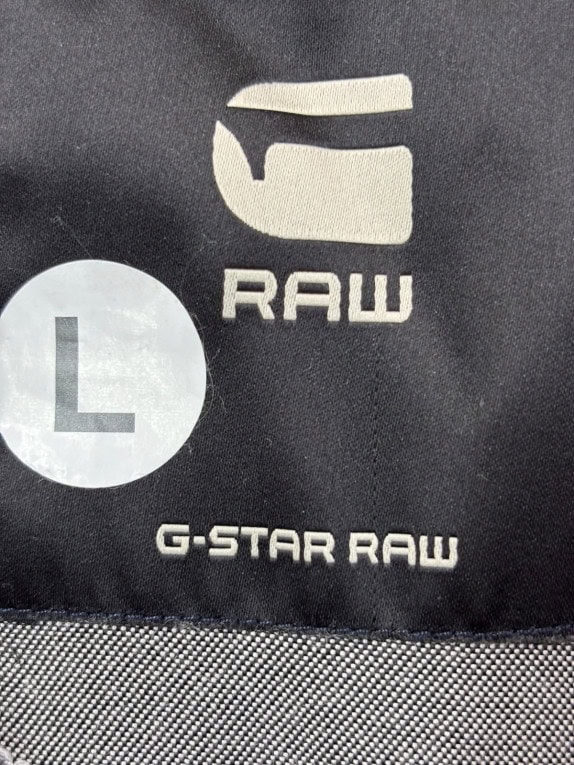 G STAR RAW ΠΛΕΚΤΟ HALF ZIP MINIMAL ΓΚΡΙ ΑΝΤΡΙΚΟ PRE OWNED L