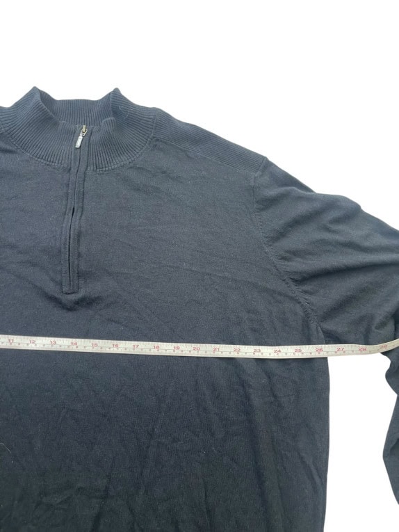 G STAR RAW MAGLIONE HALF ZIP MINIMAL NAVY UOMO PRE OWNED XXL