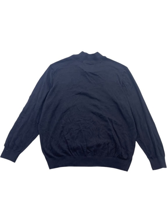 G STAR RAW MAGLIONE HALF ZIP MINIMAL NAVY UOMO PRE OWNED XXL