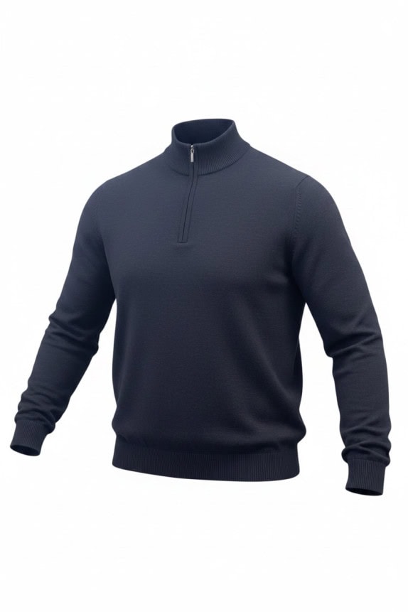 G STAR RAW MAGLIONE HALF ZIP MINIMAL NAVY UOMO PRE OWNED XXL
