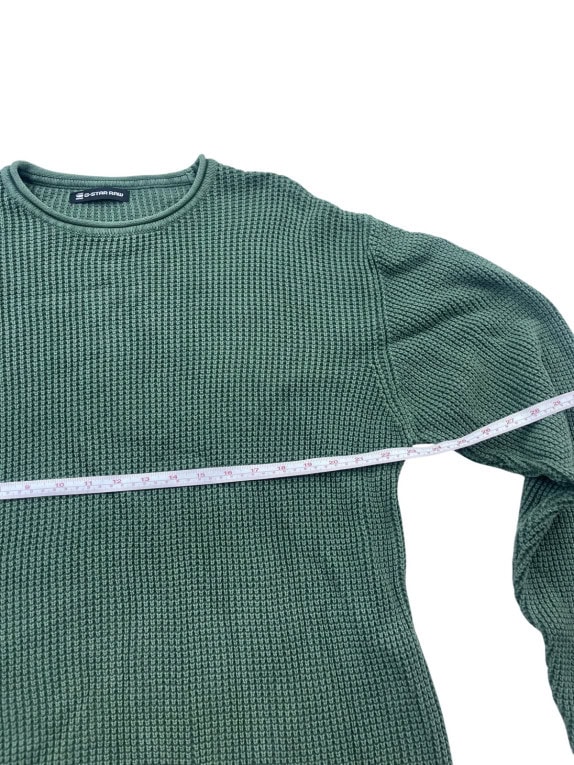 G STAR RAW ΠΛΕΚΤΟ ΠΟΥΛΟΒΕΡ MINIMAL ΧΑΚΙ ΑΝΤΡΙΚΟ PRE OWNED XL