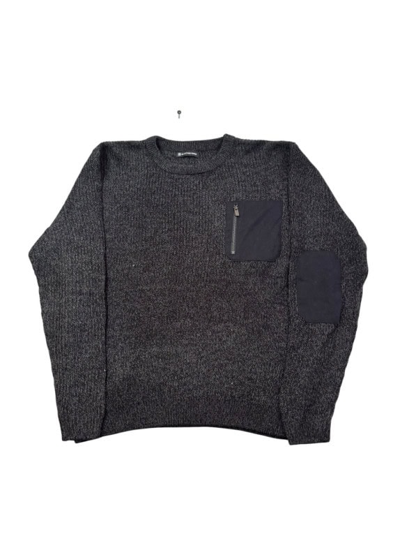 G STAR RAW ΠΛΕΚΤΟ ΠΟΥΛΟΒΕΡ UTILITY CHARCOAL ΑΝΤΡΙΚΟ PRE OWNED XXL