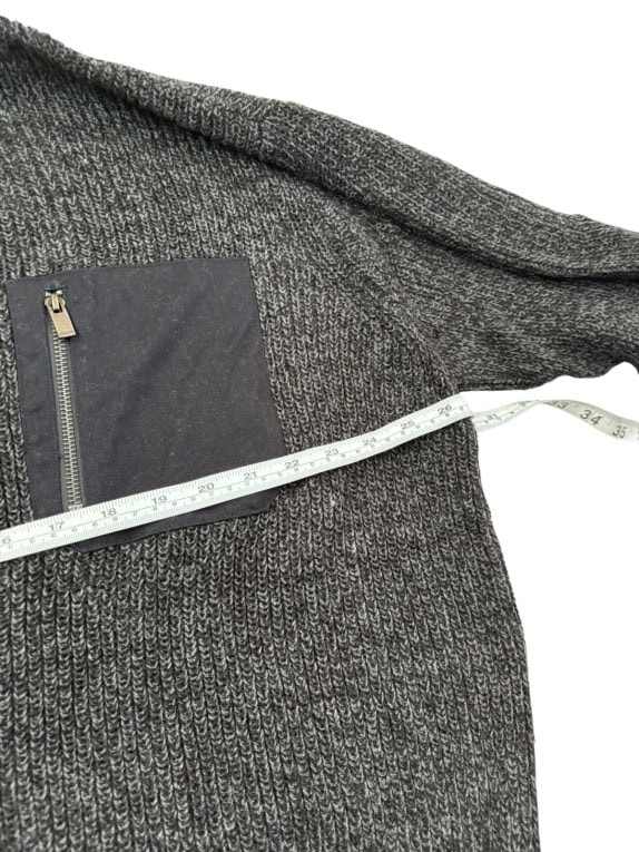 G STAR RAW ΠΛΕΚΤΟ ΠΟΥΛΟΒΕΡ UTILITY CHARCOAL ΑΝΤΡΙΚΟ PRE OWNED XXL