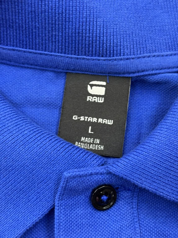 G STAR RAW POLO MINIMAL BLUE ΑΝΤΡΙΚΟ PRE OWNED L