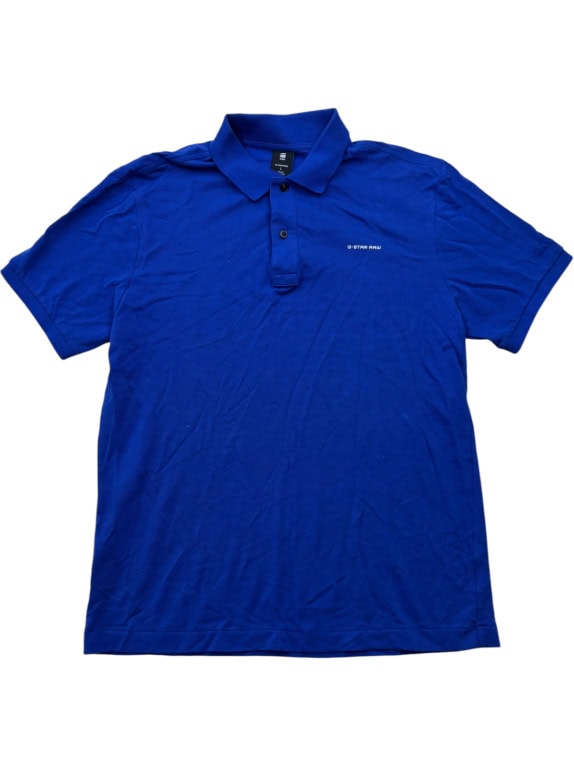G STAR RAW POLO MINIMAL BLUE ΑΝΤΡΙΚΟ PRE OWNED L