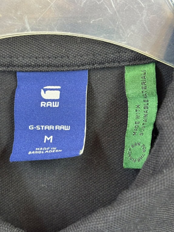 G STAR RAW ΠΟΛΟ MINIMAL ΜΑΥΡΟ ΑΝΤΡΙΚΟ PRE OWNED M