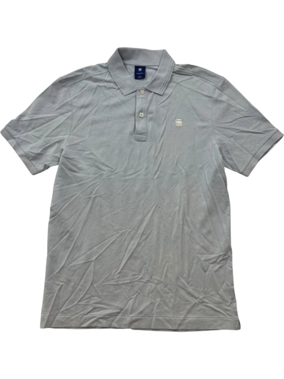 G STAR RAW POLO MINIMAL STONE GREY ΑΝΤΡΙΚΟ PRE OWNED L