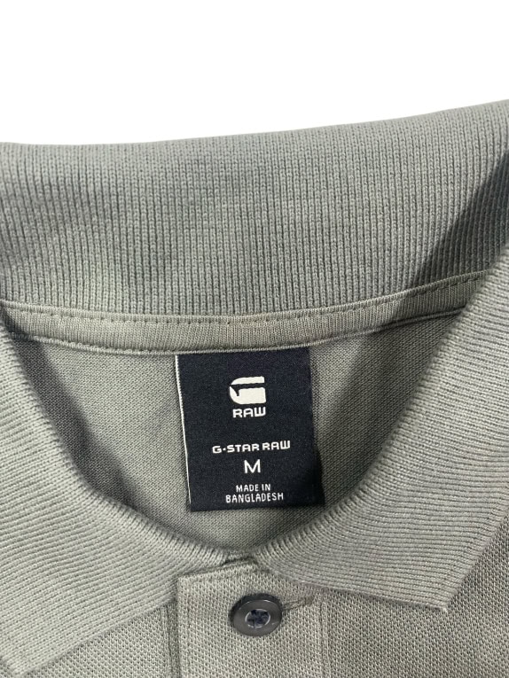 G-Star RAW Polo Shirt Casual Originals Logo gree Men’s M