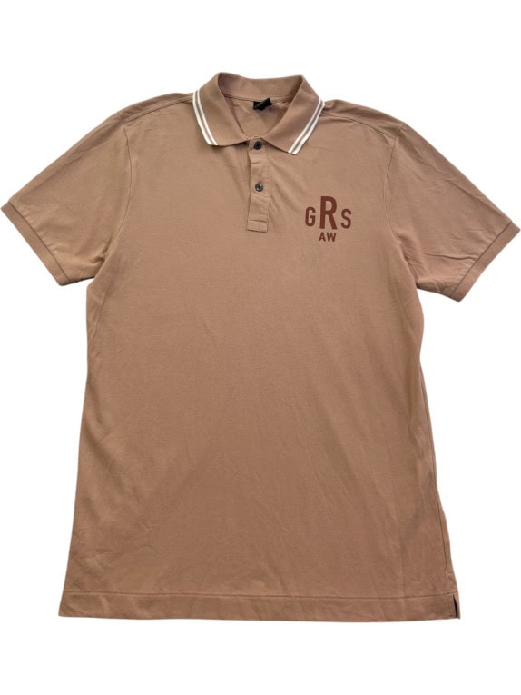 G STAR RAW POLO ΜΠΛΟΥΖΑ MINIMAL ΜΠΕΖ ΑΝΤΡΙΚΟ PRE OWNED L