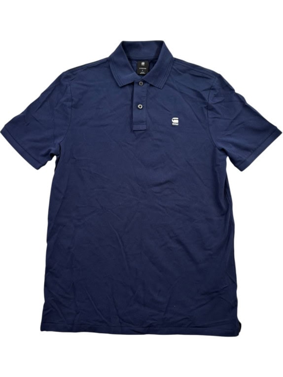 G STAR RAW POLO ΜΠΛΟΥΖΑ MINIMAL NAVY ΑΝΤΡΙΚΟ PRE OWNED M