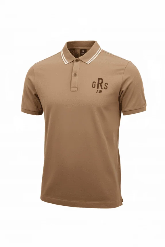 G-Star Raw Polo Shirt Casual Logo Beige Men’s L