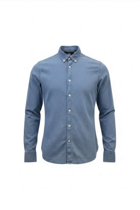 G STAR RAW SHIRT WASHED BLUE MENS PRE OWNED S