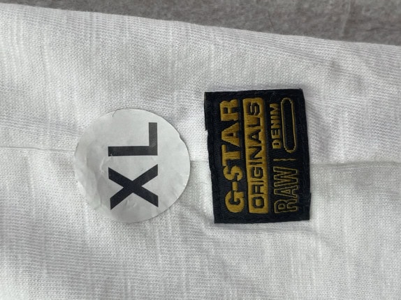 G STAR RAW T SHIRT GRAPHIC ΛΕΥΚΟ ΑΝΤΡΙΚΟ PRE OWNED XL