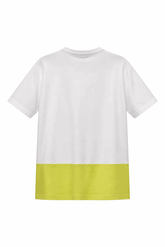 G STAR RAW GRAPHIC T SHIRT WHITE YELLOW MENS PRE OWNED XL