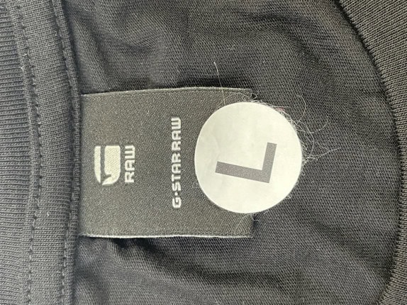 G STAR RAW T SHIRT GRAPHIC ΜΑΥΡΟ ΑΝΤΡΙΚΟ PRE OWNED L