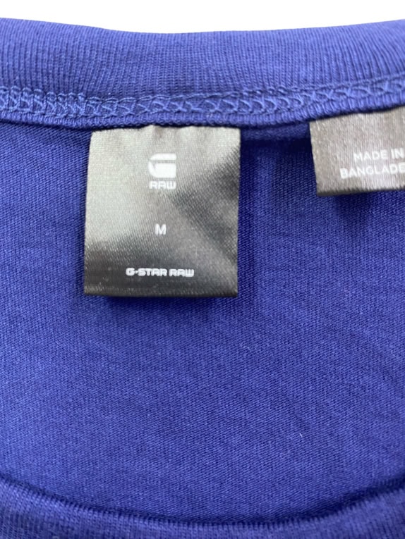 G-Star Raw T-Shirt Logo Μπλε Γυναικείο M