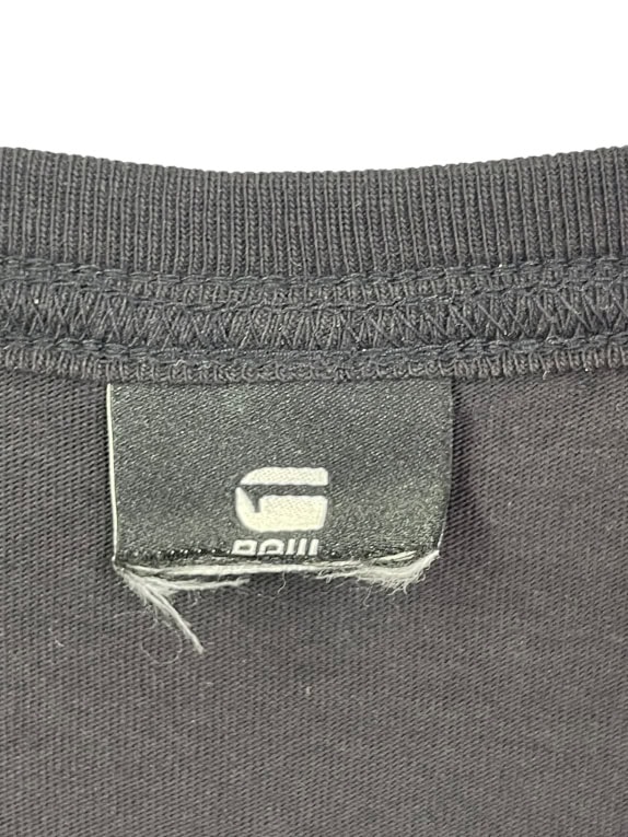 G STAR RAW T SHIRT BLACK MENS L pre-owned