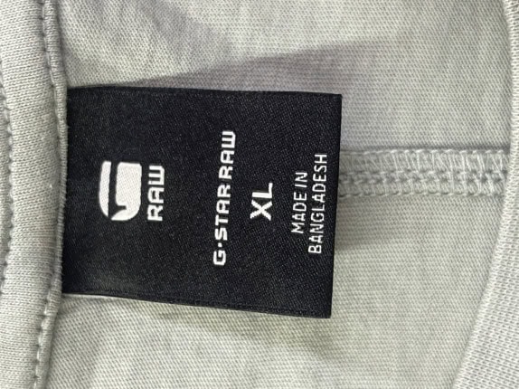 G STAR RAW T SHIRT MINIMAL SAGE GREEN WOMENS PRE OWNED XL