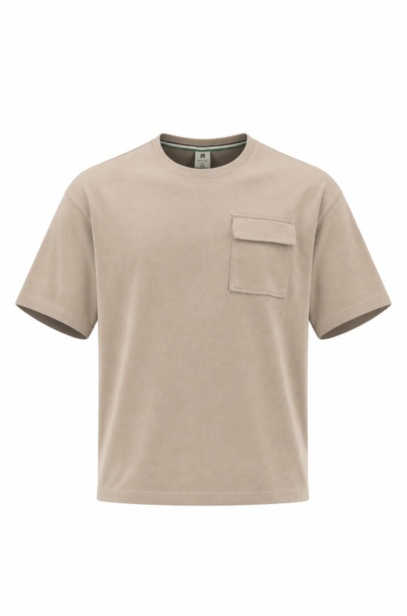 G STAR RAW T SHIRT MINIMAL BEIGE UOMO PRE OWNED L
