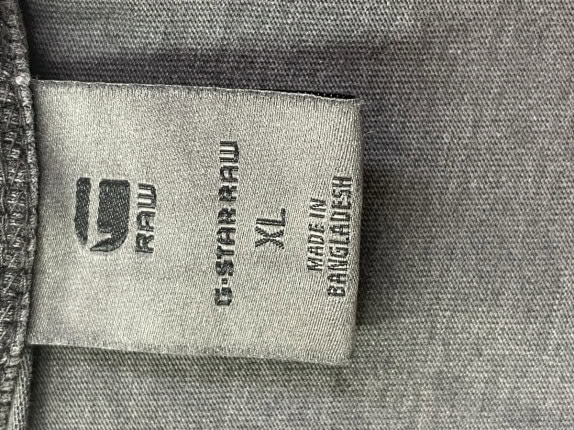 G STAR RAW T SHIRT MINIMAL FADED BLACK ΑΝΤΡΙΚΟ PRE OWNED XL