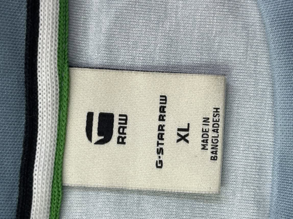 G STAR RAW T SHIRT MINIMAL AZZURRO UOMO PRE OWNED XL