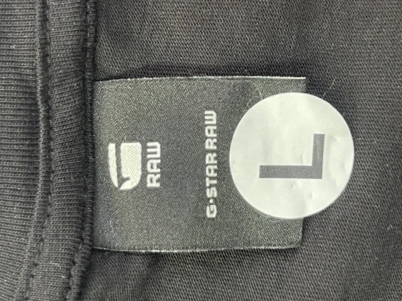 G STAR RAW T SHIRT MINIMAL ΜΑΥΡΟ ΑΝΤΡΙΚΟ PRE OWNED L