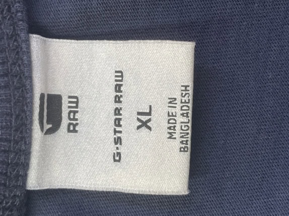 G STAR RAW T SHIRT MINIMAL NAVY ΑΝΤΡΙΚΟ PRE OWNED XL