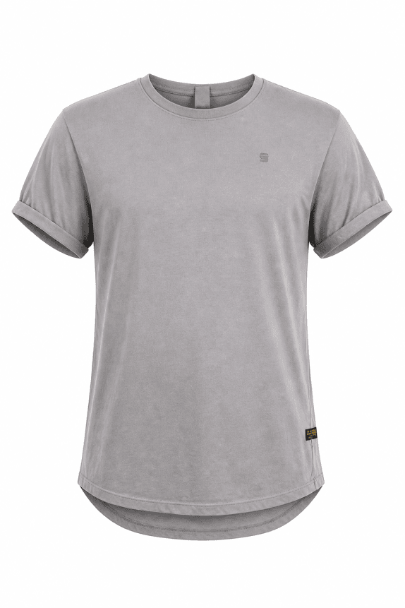 G STAR RAW T SHIRT MINIMAL STONE GREY MEN PRE OWNED XL