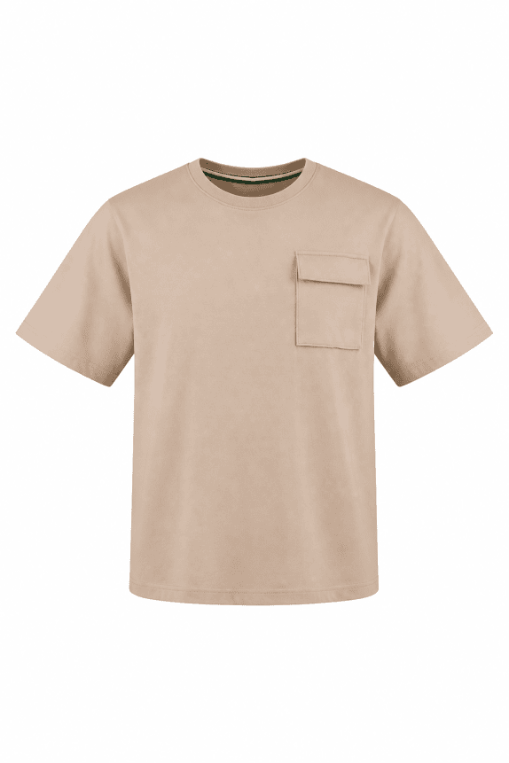 G STAR RAW T SHIRT MINIMAL UTILITY BEIGE MENS PRE OWNED XL