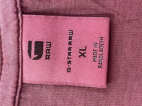 G STAR RAW T SHIRT MINIMAL WASHED ΜΠΟΡΝΤΟ ΑΝΤΡΙΚΟ PRE OWNED XL