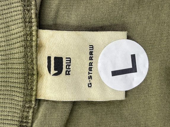 G STAR RAW TSHIRT MINIMAL OLIVE ΑΝΤΡΙΚΟ PRE OWNED L