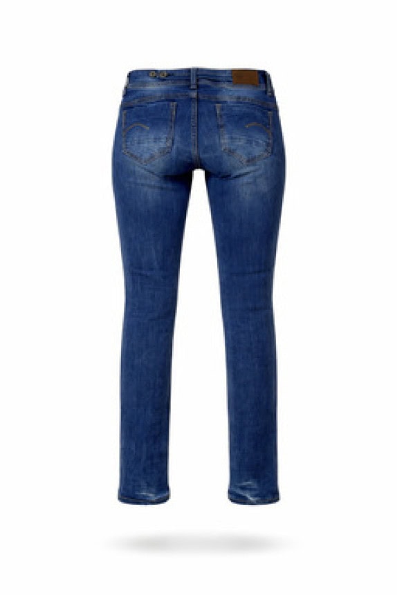 G STAR RAW JEANS STRAIGHT FIT BLU DONNA PRE OWNED XS
