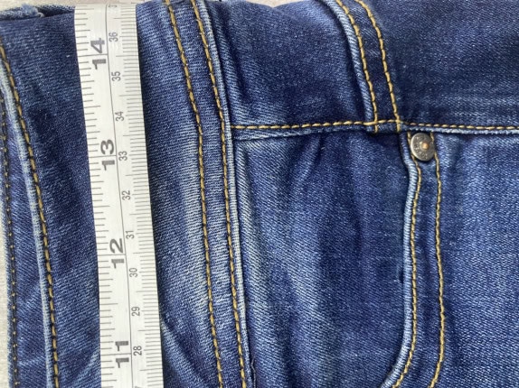 G STAR RAW JEANS STRAIGHT FIT BLU DONNA PRE OWNED XS