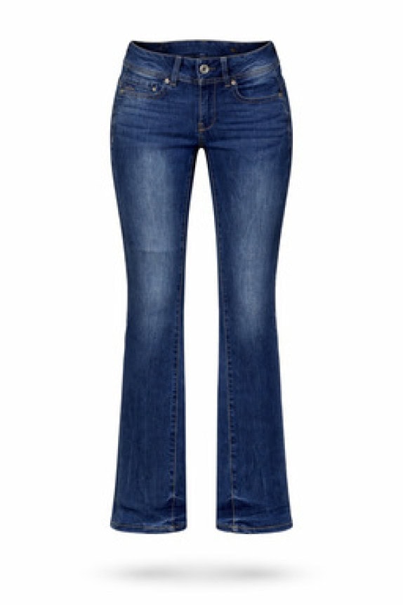 G STAR RAW JEANS STRAIGHT FIT BLU DONNA PRE OWNED XS