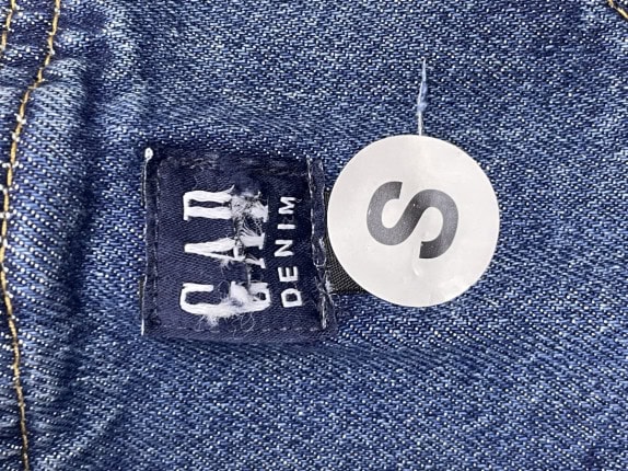 GAP DUNGAREES DENIM SALOPETTE BLU DONNA PRE OWNED S