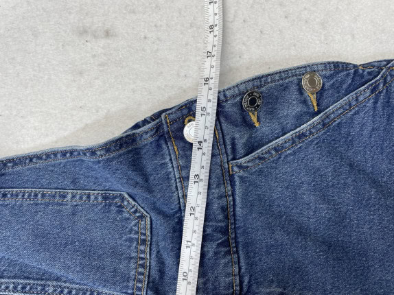 GAP DUNGAREES DENIM SALOPETTE BLU DONNA PRE OWNED S