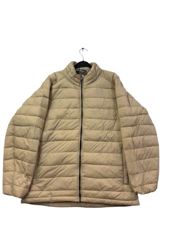 GANT PUFFER JACKET MINIMAL BEIGE MENS PRE OWNED XL