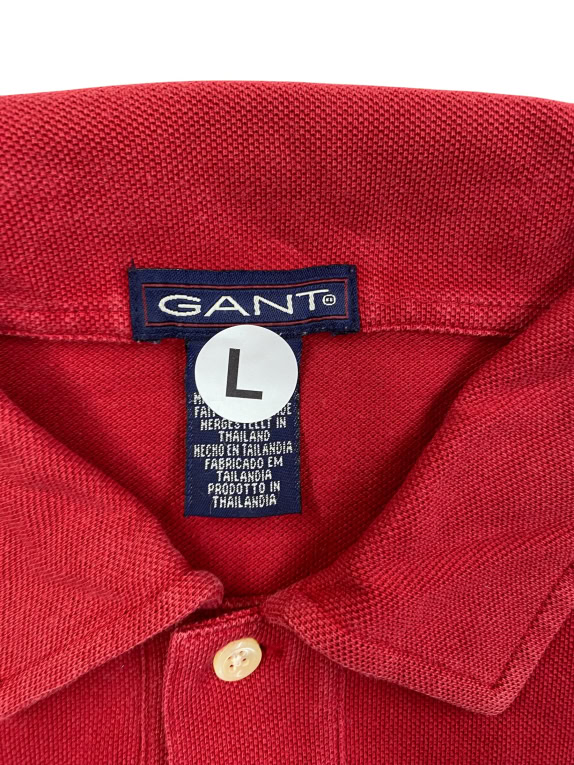 GANT ΜΠΛΟΥΖΑ POLO ΚΟΚΚΙΝΗ ΑΝΔΡΙΚΗ L