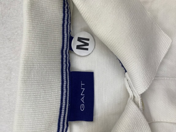 GANT POLO SHIRT MINIMAL WHITE ΑΝΤΡΙΚΟ PRE OWNED M