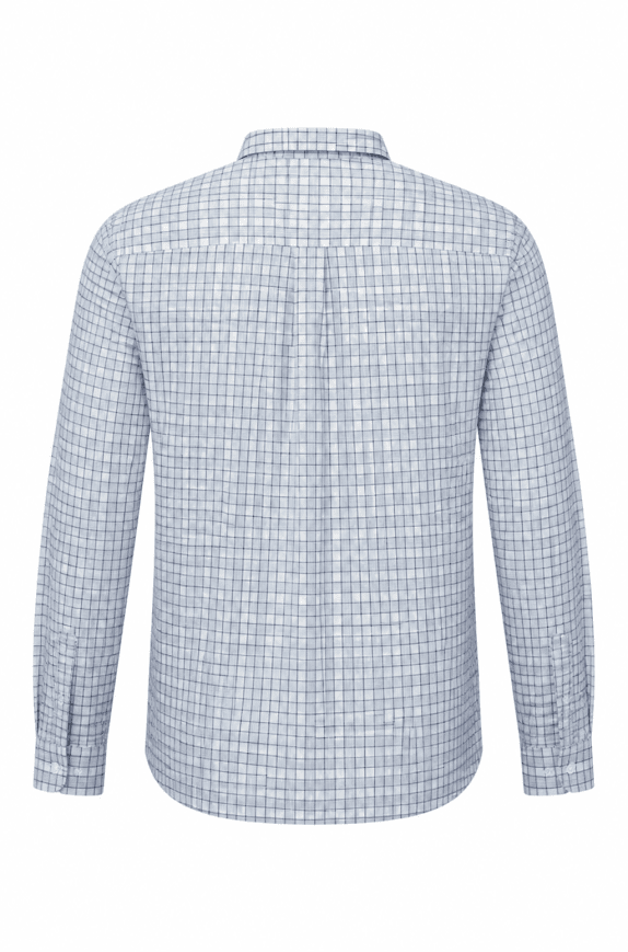 GAP ΠΟΥΚΑΜΙΣΟ CHECKED ΜΠΛΕ ΑΝΔΡΙΚΟ PRE OWNED L