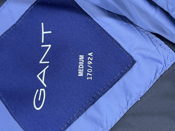 GANT GIACCA PUFFER MINIMAL BLU UOMO PRE OWNED M