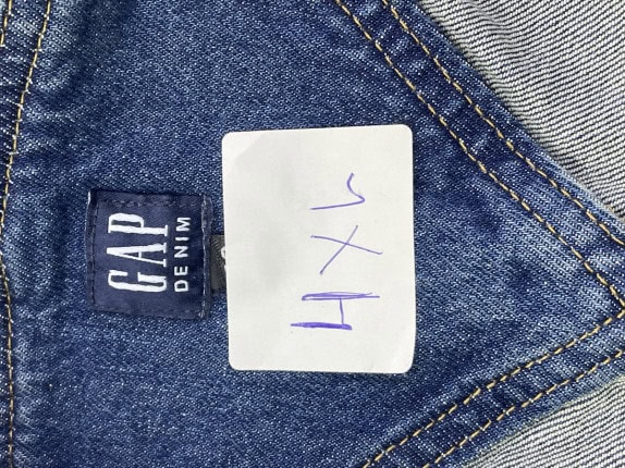 GAP DENIM DUNGAREES VINTAGE BLUE ΓΥΝΑΙΚΕΙΟ PRE OWNED 4XL
