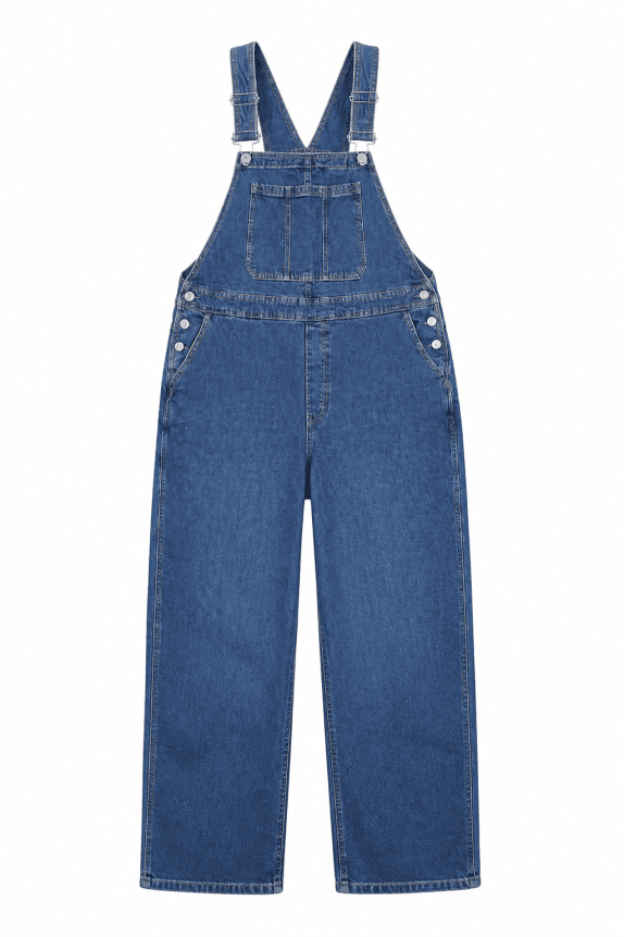 GAP DENIM DUNGAREES VINTAGE BLUE ΓΥΝΑΙΚΕΙΟ PRE OWNED 4XL