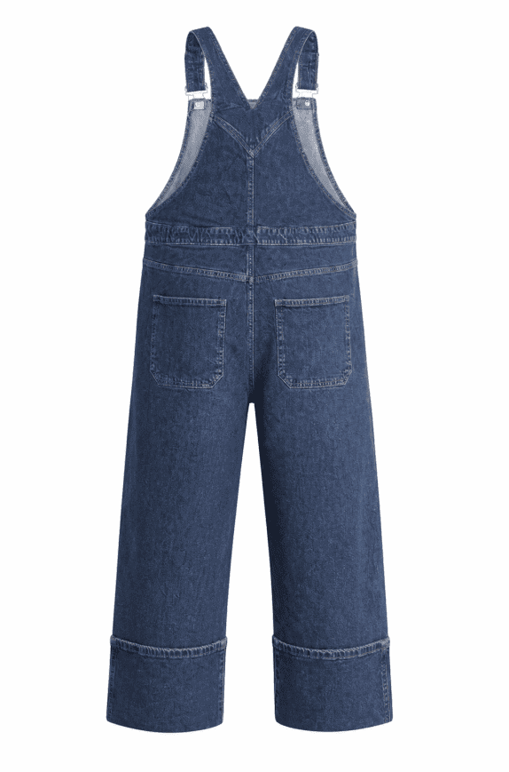GAP DENIM ΟΛΟΣΩΜΗ ΦΟΡΜΑ OVERALL BLUE ΓΥΝΑΙΚΕΙΟ PRE OWNED XXL