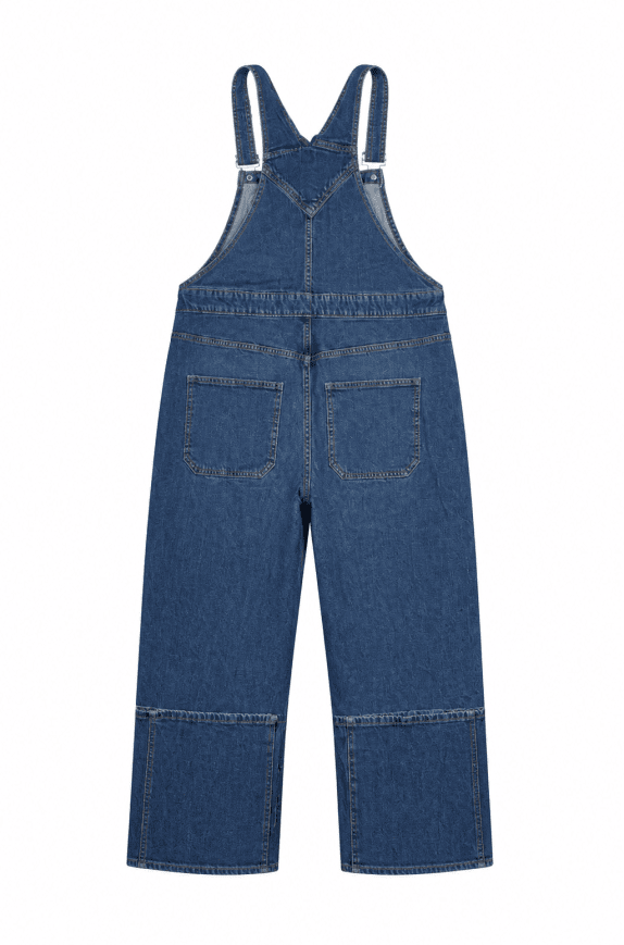 GAP DENIM OVERALLS WORKWEAR ΜΠΛΕ ΓΥΝΑΙΚΕΙΟ PRE OWNED L