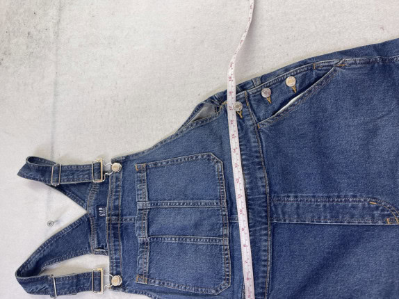 GAP DENIM OVERALLS WORKWEAR ΜΠΛΕ ΓΥΝΑΙΚΕΙΟ PRE OWNED L