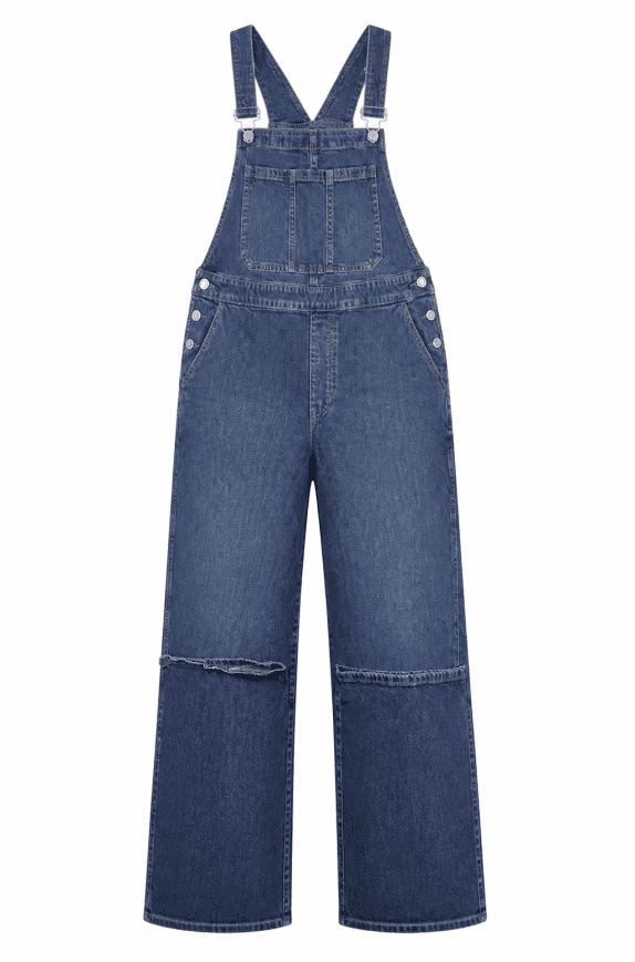 GAP DENIM OVERALLS WORKWEAR ΜΠΛΕ ΓΥΝΑΙΚΕΙΟ PRE OWNED L