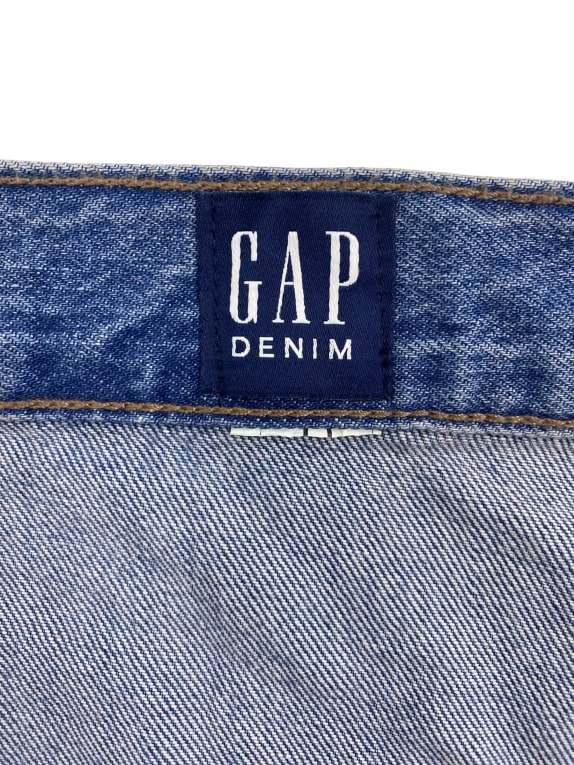 GAP Denim Τζιν Φούστα Midi Vintage Logo Μπλε Γυναικεία XL/XXL